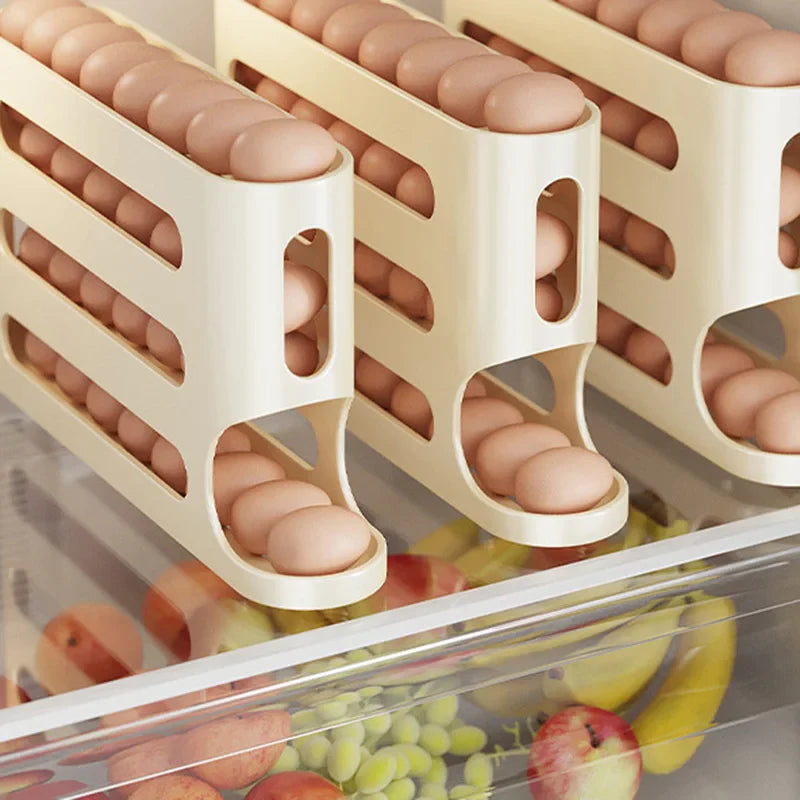 Organizador de Ovos para Geladeira com 4 camadas Eggslide